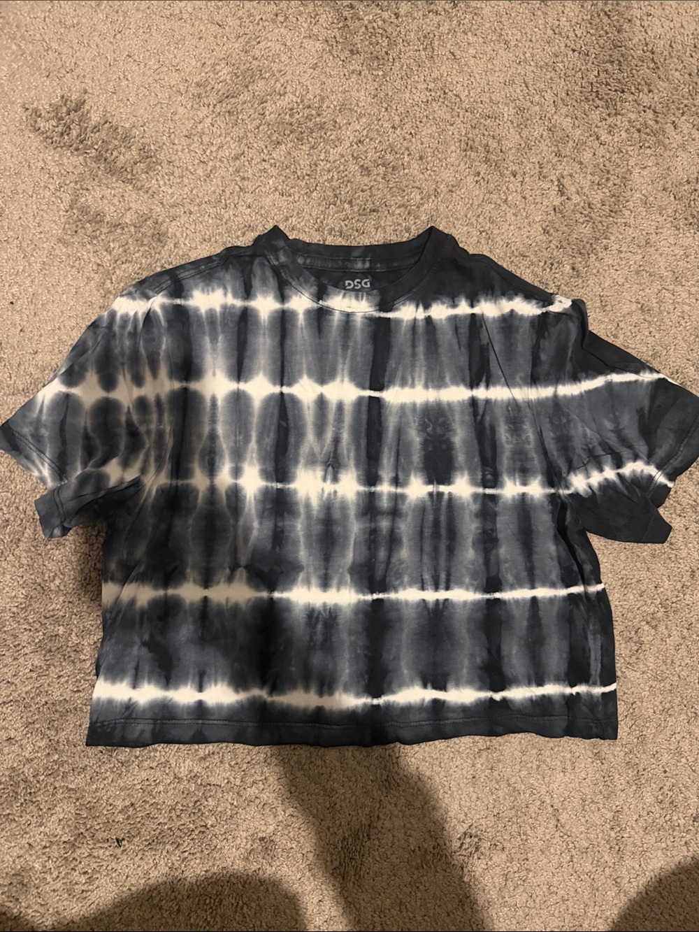 DSG Black and White Tie-Dye Short Sleeve Tee